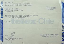 Telex saludo al MCTSA