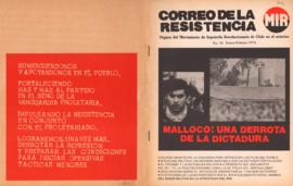 Correo de la Resistencia N° 10, enero - febrero 1976